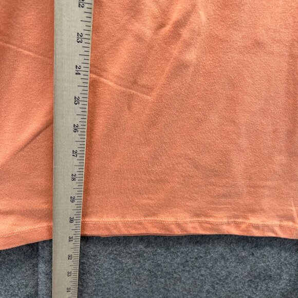 Guess Shirt Mens XL Orange Crewneck Spell Out Logo Cotton Extra Large Tee New - Picture 3 of 11